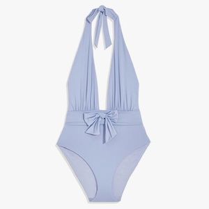 WeWoreWhat Brooklyn One Piece Swimsuit Lavender